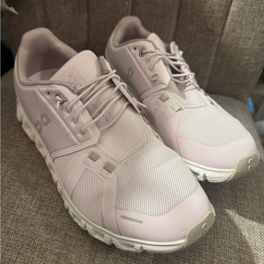 On Running Women's Athletic Shoes - Lavender and White - Picture 2 of 2
